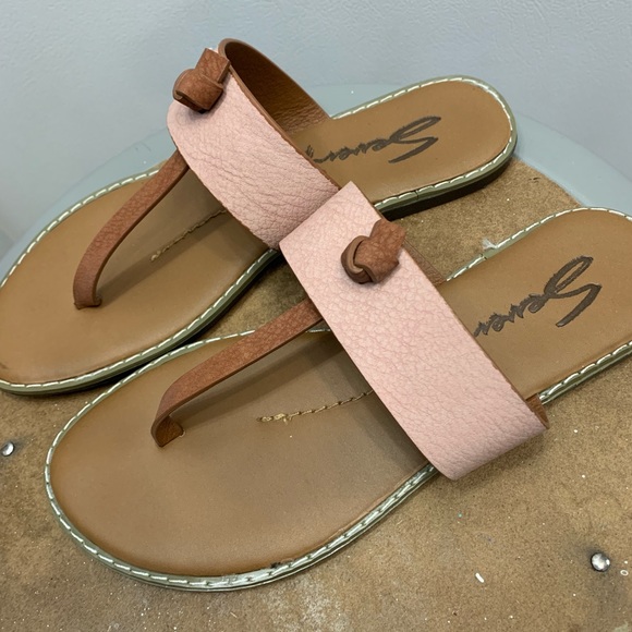 Seven7 Shoes - 2 for $20! Seven7 sandals pink brown leather